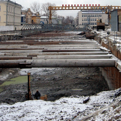 Устройство противофильтрационной завесы